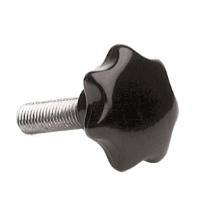 HST2B - Radial knobs, polished, (DIN 6336A) with galvanized threaded bolt HST2B - Radial knobs, polished, (DIN 6336A) with galvanized threaded bolt