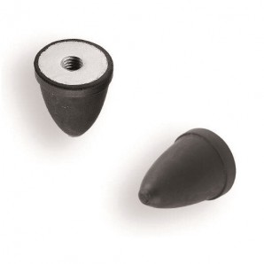 Parabolic vibration damper with inner thread