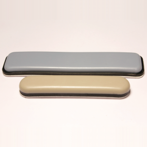 PMTF2/RE - Rectangular silencing rubber glide with screw