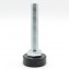 JTHR - Zinc-plated furniture adjusting screw with massive polypropylene foot