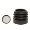 GLPA - Ribbed PE furniture glide with nylon surface for round tubes