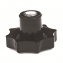 HST1 - Radial knobs, polished, galvanized threaded bush